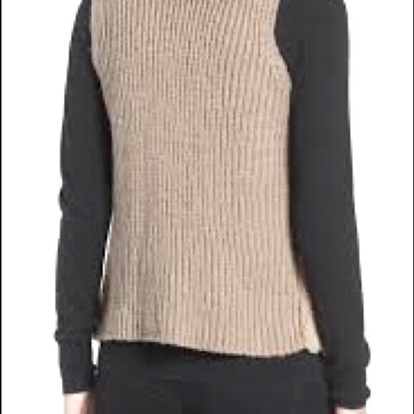 Steve Madden BB Dakota Ivory Albion Wubby Fleece Sweater Vest Size Medium - Picture 3 of 10